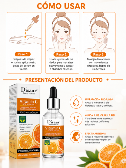 SERUM VITAMINA C CON ACIDO HIALURONICO